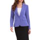 thumbnail image 1 of INSPIRE CHIC Blazers para Mujeres Regreso a Clases Conjunto de Maestra Casual de Negocios Chaqueta de Traje de Oficina de Trabajo de Un Botón Frontal con Mangas Largas y Hombreras XS Violeta, 1 of 6