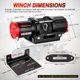 thumbnail image 2 of Winch Nilight 4500 lb 12 V resistente al agua con control remoto inalámbrico, 2 of 8