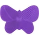 thumbnail image 1 of Almohadilla limpiadora de brochas de maquillaje Almohadilla limpiadora de gel de sílice Limpiador de brochas de maquillaje Herramienta de limpieza de brochas Limpiador de brochas (Mariposa - violeta), 1 of 5