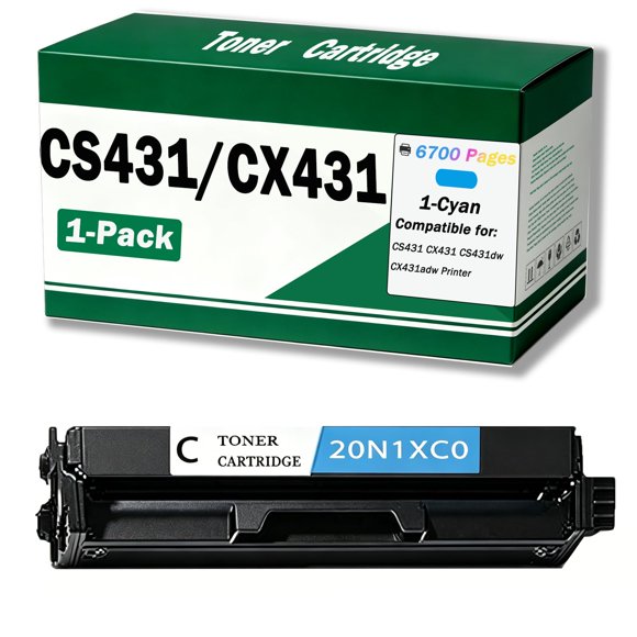 Cartucho de tóner LPRINTCI 20N1XC0 Cian Extra Alto Rendimiento