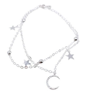 Nordvik London - Pulsera Doble Luna Con Puntitos En Plata 925