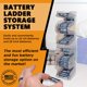 thumbnail image 2 of Organizador y dispensador de baterías Kalinar Battery Ladder™, 2 of 7