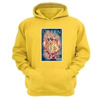 Genérico - Polerón Canguro Queen Amarillo Talla Xs Unisex