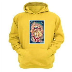 Genérico - Polerón Canguro Queen Amarillo Talla Xl Unisex