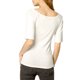 thumbnail image 3 of INSPIRE CHIC Camisetas de Mujer para Regreso a Clases con Cuello de Barco, Mangas Medias, Ajustadas, Suaves, Talla XL, Beige, 3 of 8