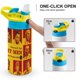 thumbnail image 4 of 12 Hombres en Pugna Botella de Agua con Tapa Pop Top de Un Toque, Acero Inoxidable, a Prueba de Fugas, para Deportes, Botella Infantil azul 12 oz, 4 of 6