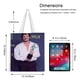thumbnail image 5 of Pedro Pascal Bolso de tela con estampado de lienzo para mujer, bolsa de compras reutilizable y estética, con cremallera interior, regalo para mujer,40*40cm., 5 of 6