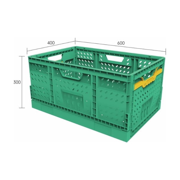 Caja Organizadora Multiuso Plegable 60×40×30cm 65 Lts Verde
