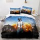 thumbnail image 1 of Game PUBG Bedding Set,Duvet Cover Comforter Bed Set Quilt Cover Pillowcase, Boys Girls Adults Bed Sheets, 1 of 5