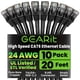 thumbnail image 1 of Cable Ethernet GearIt Cat 6, 20 pies, 10 unidades, 10 Gbps, RJ45, negro, 1 of 9