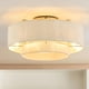 thumbnail image 1 of Ventilador De Techo De 20 Estilo Boho Tipo Fandelier Con Luz Y Control Remoto Dorado, 1 of 9