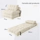 thumbnail image 2 of Silla Sofá Cama 155x81cm Puff Plegable Acolchada Hogar, 2 of 4