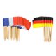 thumbnail image 1 of 100 Uds Francia Alemania Bandera Selecciones Papel Palillo Comida Cupcake Cóctel Decoración, 1 of 5