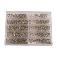 Ioensy - Parte Del Reloj Diamantes De Imitación Tornillos Para Reloj Piedras Con Caja De Almacenamiento Decoración Del Reloj