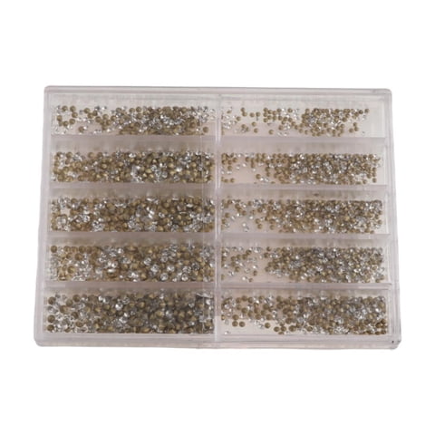 Ioensy - Parte Del Reloj Diamantes De Imitación Tornillos Para Reloj Piedras Con Caja De Almacenamiento Decoración Del Reloj