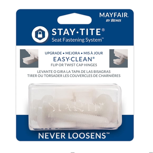 Kit de fijación para asiento de inodoro Mayfair Stay·Tite Upgrade de 1 x 6 cm