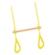 thumbnail image 3 of Barra Oscilante Con Anillos De Gimnasia Ajustable Para Parque, Diversión Familiar, Camping De Verano, Amarillo, 3 of 5