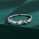 thumbnail image 2 of Elegant Women's 925 Silver Zircon Ring - Perfect Birthday Gift for Her, 2 of 4
