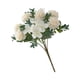 thumbnail image 4 of Ramo De Flores De Hortensia De Seda Para Sala De Estar Decoración De Sala De Reuniones Blanco, 4 of 5
