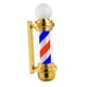 thumbnail image 4 of Luz de poste de barbero clásica, poste de barbería Led, Retro, montaje en pared, impermeable, accesorio de iluminación giratorio para barbería para ex Con la bola, 4 of 5