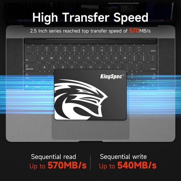 SSD KingSpec 512GB 2.5 SATA III 550MB/s 520MB/s | Lider