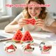 thumbnail image 4 of Juguete Antiestrés Fyrddek Fruta Squishy 3 piezas Sandía, 4 of 7