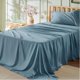 thumbnail image 1 of Juego de sábanas Bedsure Twin Soft de 3 piezas Hotel Luxury Blue, 1 of 7