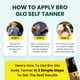 thumbnail image 5 of Espuma en espuma de aplicación rápida Self Tanner Bro Glo, 200 ml, 5 of 7