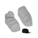 thumbnail image 5 of Almohadillas de elevación de peso Protección de palma, manijas de gimnasio ergonómicas portátiles, prueba de entrenamiento sin dedos para el entrenami Blanco, 5 of 5