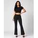 thumbnail image 3 of Pantalón Palazzo Mujer Elasticado Brilloso Tendencia Biribum, 3 of 3