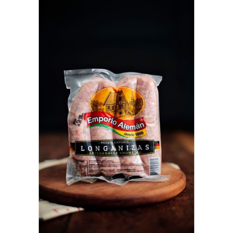 Longaniza Artesanal Ahumada 4 Un 480 g Emporio Alemán