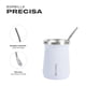 thumbnail image 4 of Mate Acero Inoxidable con Bombilla Lhotse blanco, 4 of 7