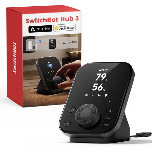 Smart Home Hub SwitchBot Hub 3 (3.ª generación) con termómetro