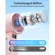 thumbnail image 3 of Ventilador portátil de mano Turbo con refrigeración de hielo, batería recargable de 5 velocidades plegable 2 en 1 mini ventilador, ventilador de escritorio, ventiladores personales silencios, 3 of 3