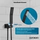 thumbnail image 4 of Sistema de ducha gotonovo Rainrain Shower de 25 cm, color negro mate, 4 of 9