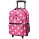thumbnail image 1 of Mochila rodante Rockland Pink Dots 17 con doble asa, 1 of 6