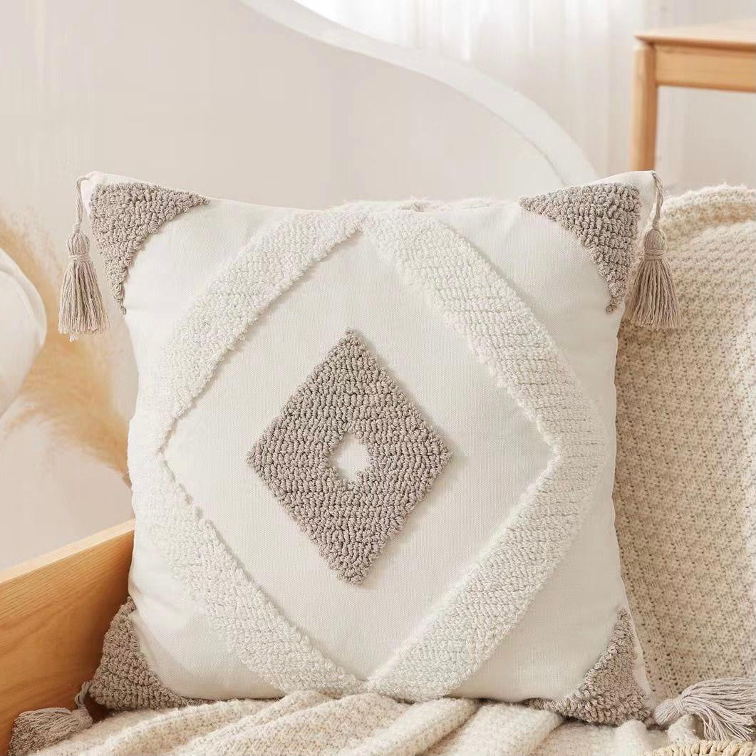 Todohogarsantiagodechile - Cojín Bohemio/nórdico - Diseño Geométrico New4