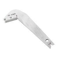 Ioensy - Medidor De Brocas De Eneldo Herramientas De Afilado De 118 Grados Plantilla De Medición De Soldadura Soldadura