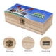 thumbnail image 3 of Capitán Planeta Caja Organizadora de Madera Rústica - Caja Decorativa Multifuncional para Escritorio, Hogar, Oficina, Joyas y Manualidades, 3 of 6