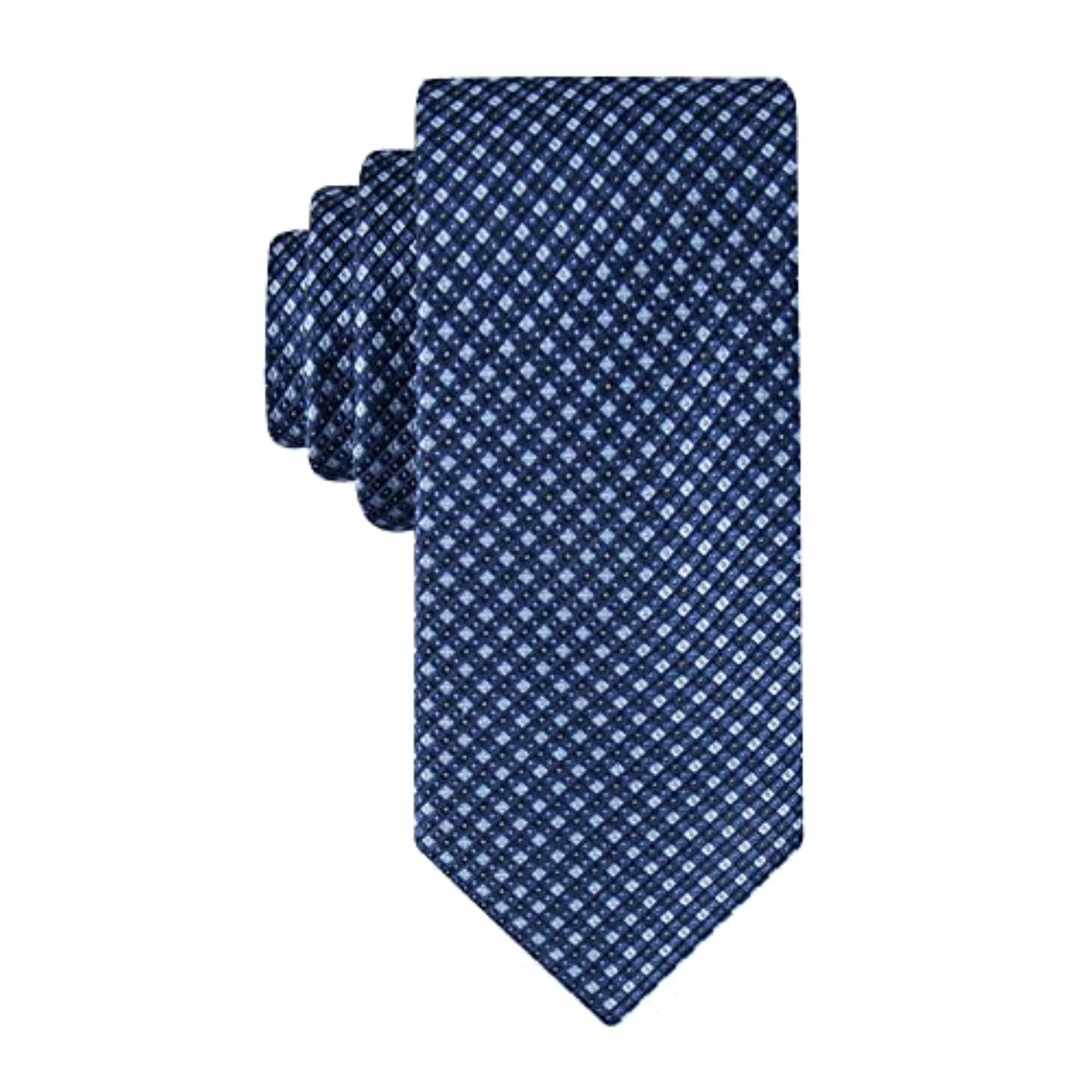 Corbata Tommy Hilfiger Micro Navy Ii Para Hombre En Seda