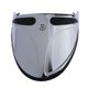 thumbnail image 2 of Punta De Extensión Del Guardabarros 110 Mm Para Harley Fxst Xl Fxdwg Fxr Modelos 9016 Plata, 2 of 5