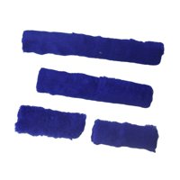 Magideal - 4 Piezas Protectores Para Jaquima Envolturas De Comodidad Fundas De Repuesto Tubos De Felpa De Fácil Colocación Para La Protección Del Caballo Adecua Azul