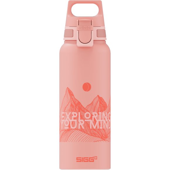 Botella de agua Sigg WMB Pathfinder Shy Pink 1 L de aluminio