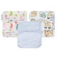 thumbnail image 2 of Pack de 3 pañales reutilizables para recién nacido, color blanco, 2 of 3