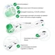 thumbnail image 3 of Derma roller con 200 microagujas reales, rodillo de agujas para el cuerpo para hombres y mujeres, 3 of 8