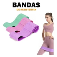 Xplorefitt - Bandas Elasticas 3 Set Ejercicio Resistencia Tela Hip