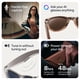 thumbnail image 4 of Anteojos de sol Meta Ray‑Ban (Gen 2) Wayfarer grande negro mate, 4 of 7