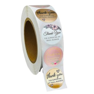 Bothyi - Pegatinas De Agradecimiento, Pegatinas De Sello De Sobre Para Suministros De Fiesta, Embalaje De Bolsas