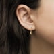 thumbnail image 3 of Aretes HESHPAWS S925 Sterling Silver Cross Diamantados Plata, 3 of 3