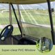 thumbnail image 3 of Cubierta impermeable negra para carrito de golf de 4 pasajeros SHANTRA, 3 of 8